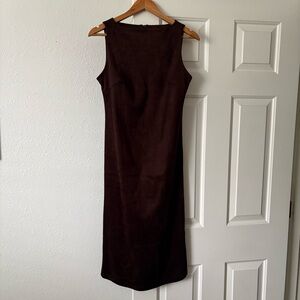 Sincerely Jules Chocolate Brown Midi Dress